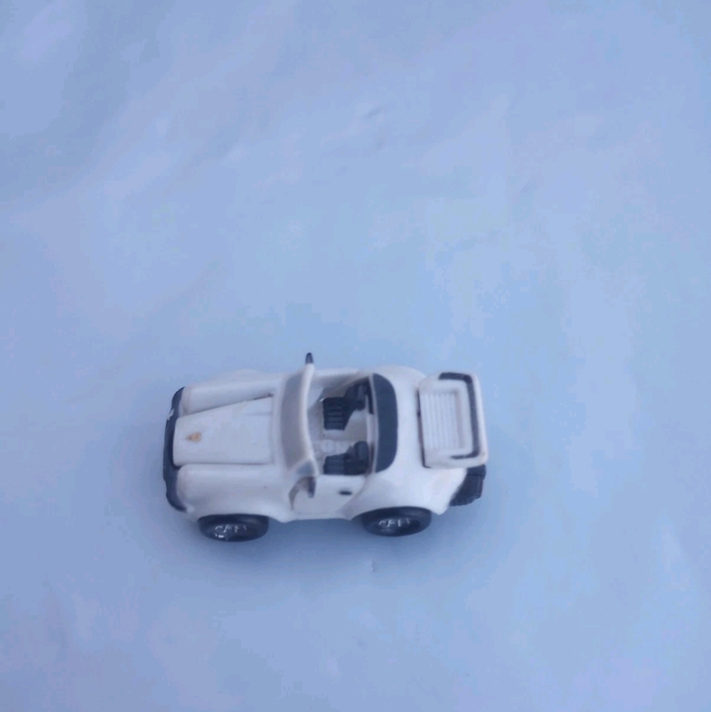 Vintage 1980's Micro Machines Galoob Deluxe Convertible White Porsche 911 Turbo